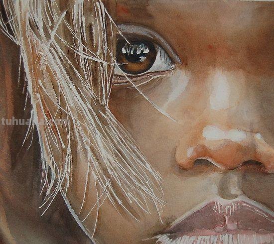 国外画家水彩肖像人物绘画美术作品欣赏 国外画家水彩肖像人物绘画美术作品欣赏