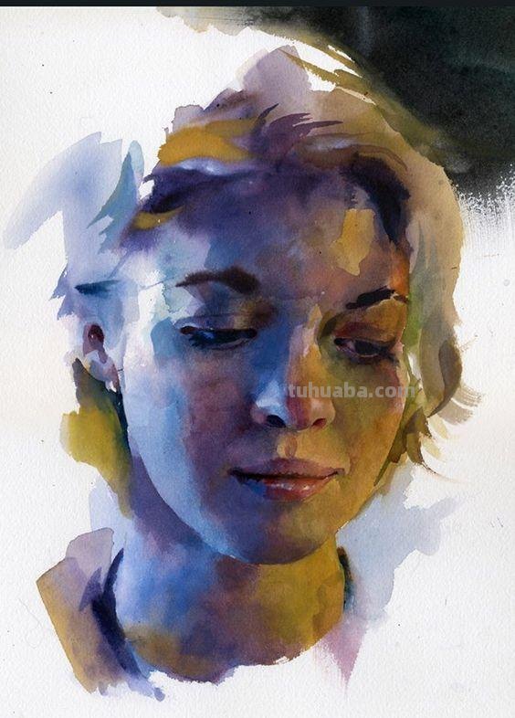 国外画家水彩肖像人物绘画美术作品欣赏 国外画家水彩肖像人物绘画美术作品欣赏