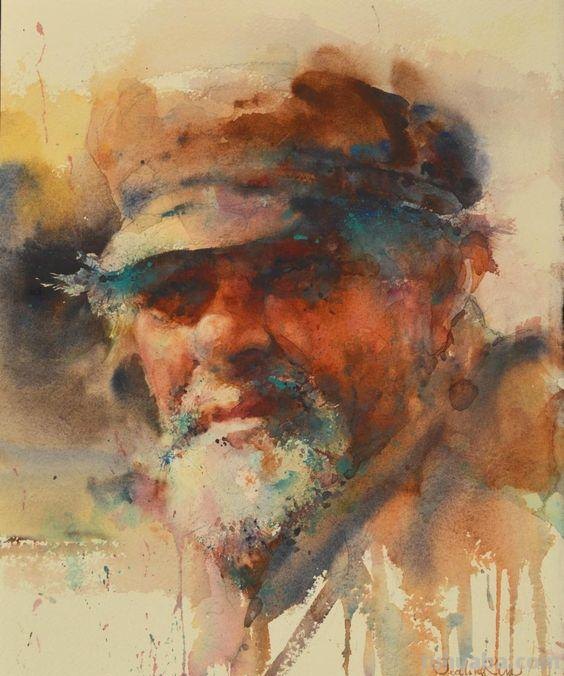 国外画家水彩肖像人物绘画美术作品欣赏 国外画家水彩肖像人物绘画美术作品欣赏