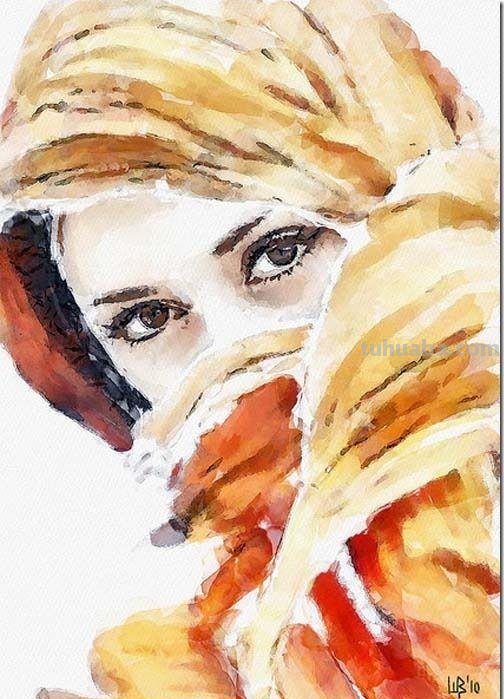 国外画家水彩肖像人物绘画美术作品欣赏 国外画家水彩肖像人物绘画美术作品欣赏