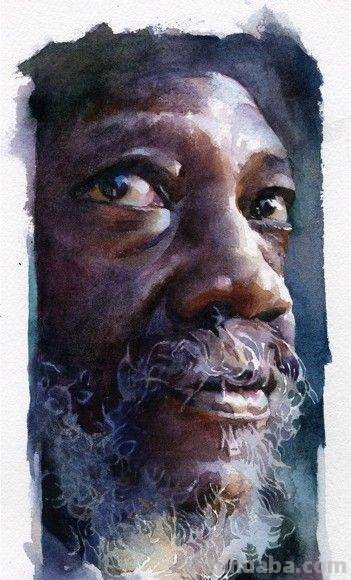 国外画家水彩肖像人物绘画美术作品欣赏 国外画家水彩肖像人物绘画美术作品欣赏