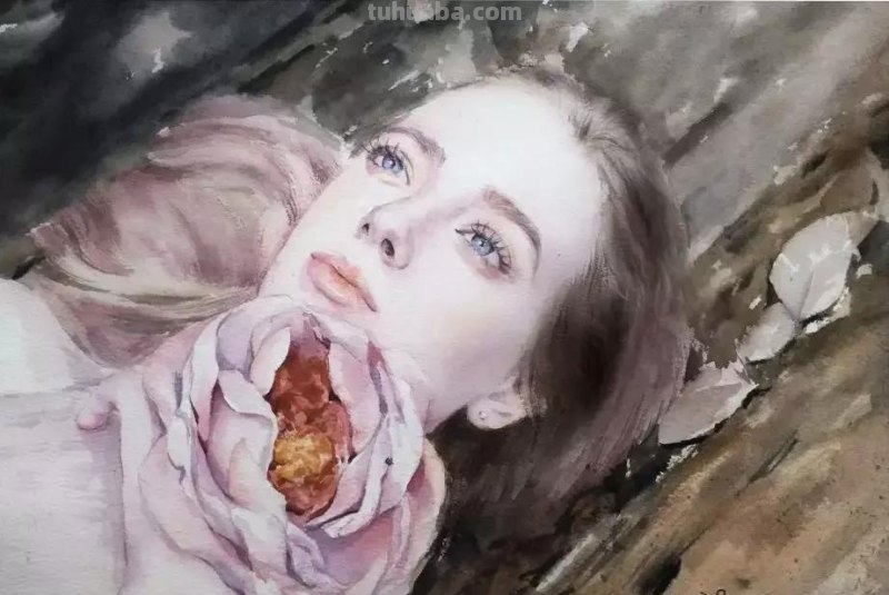 这一波清透的水彩人物头像你肯定喜欢