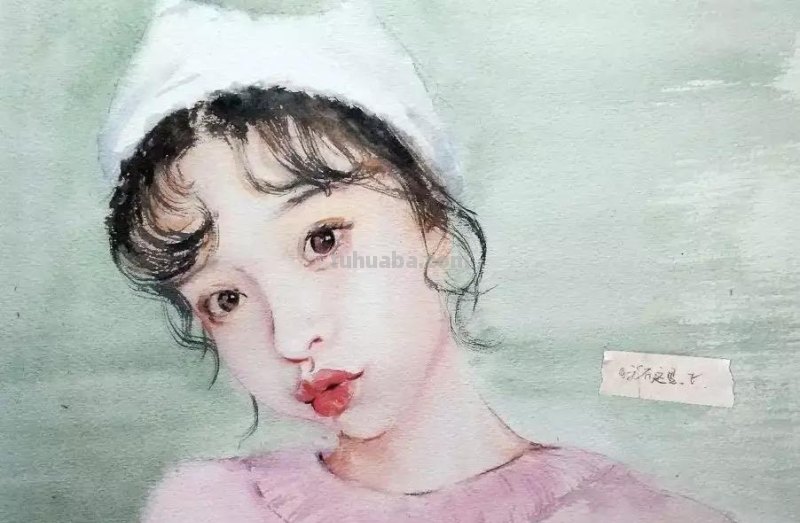 这一波清透的水彩人物头像你肯定喜欢