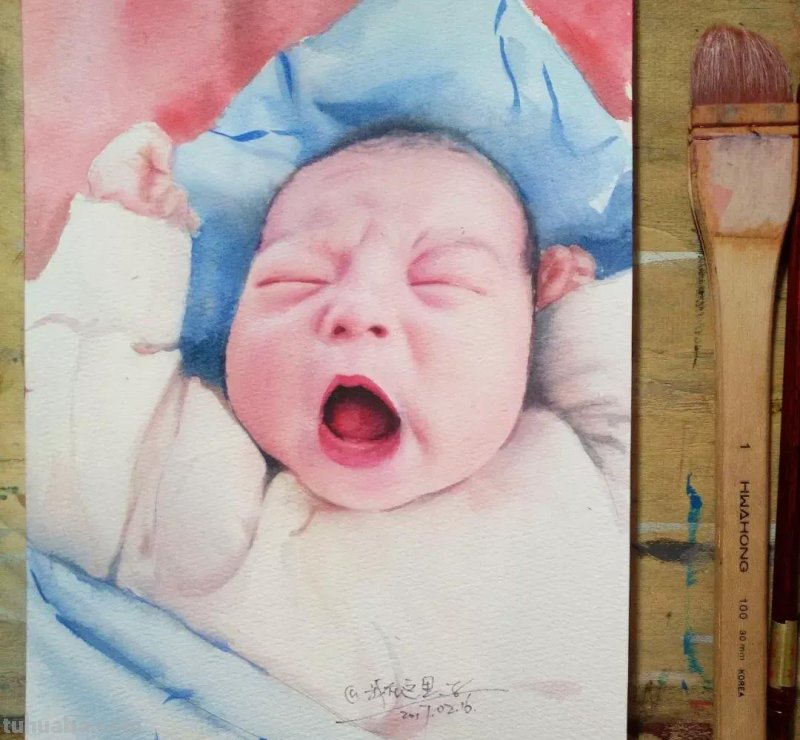 这一波清透的水彩人物头像你肯定喜欢