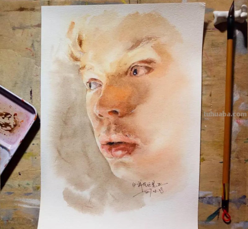 这一波清透的水彩人物头像你肯定喜欢