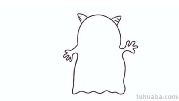 小怪兽怎么画 简笔画