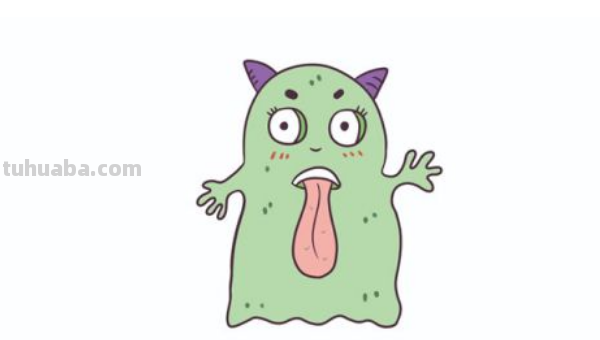 小怪兽怎么画 简笔画