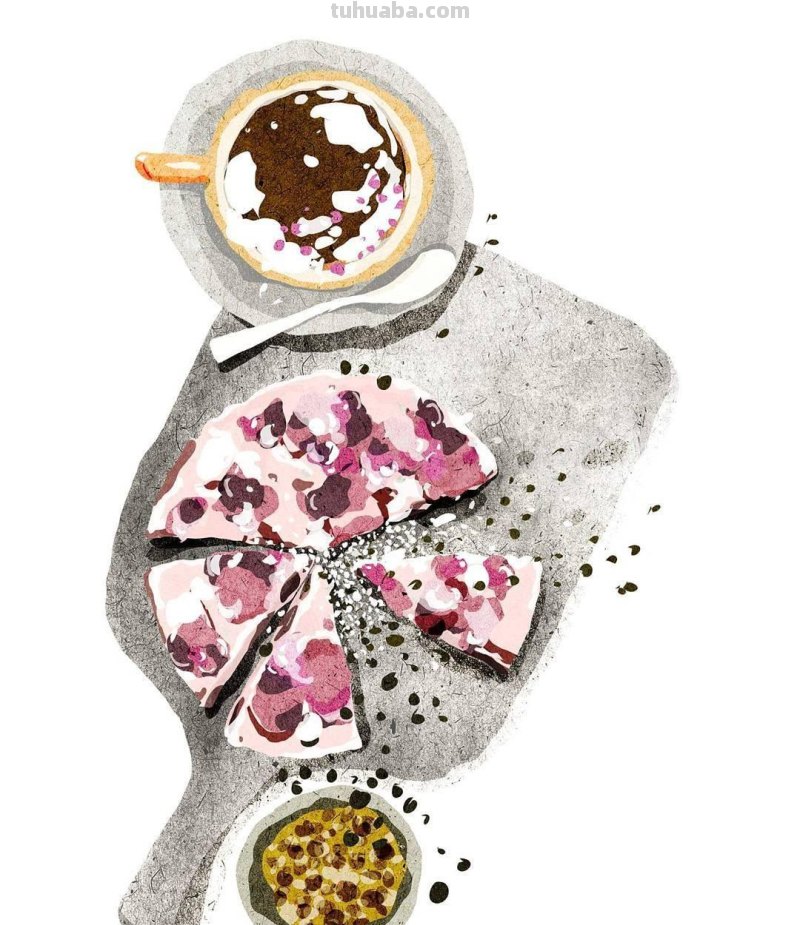 清新细腻的水彩插画，一如我们向往的生活，清淡，美好