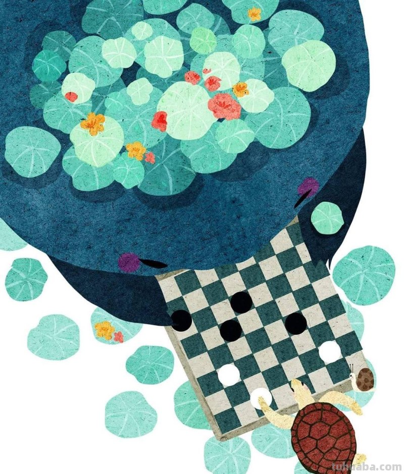 清新细腻的水彩插画，一如我们向往的生活，清淡，美好