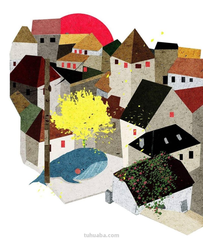 清新细腻的水彩插画，一如我们向往的生活，清淡，美好