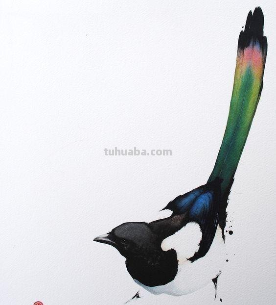 Artist Karl Martens 的30幅鸟类水彩插画~空灵的绘画风格