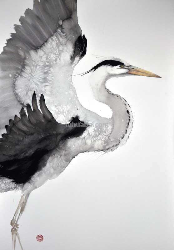 Artist Karl Martens 的30幅鸟类水彩插画~空灵的绘画风格