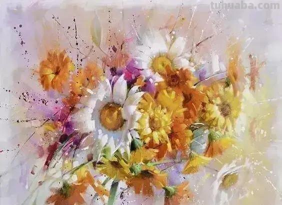 唯美静物瓶花油画｜俄罗斯画家拉米尔嘎帕沙作品欣赏