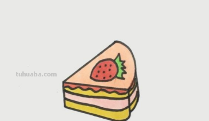 甜点怎么画简单又可爱