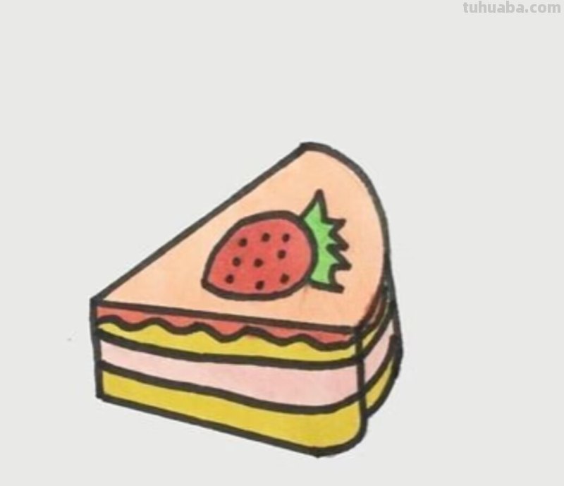 可爱小甜点怎么画