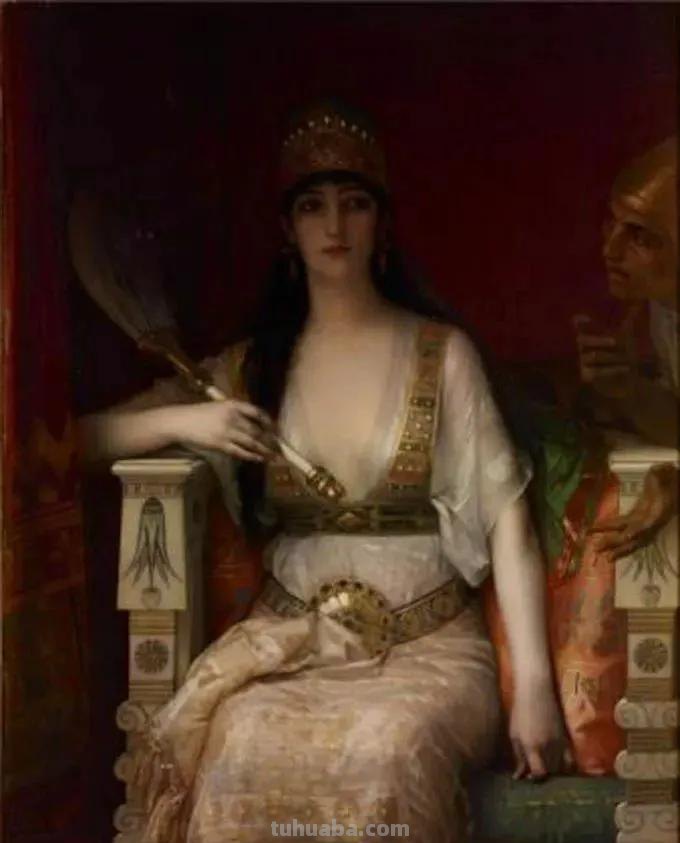 美人遗韵-法国学院派画家卡巴内尔古典人物油画作品欣赏
