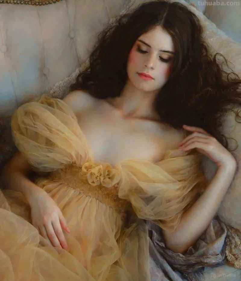 人体油画艺术欣赏，艾德米尔•塞夫拉耶维奇•赛多夫的美女作品！
