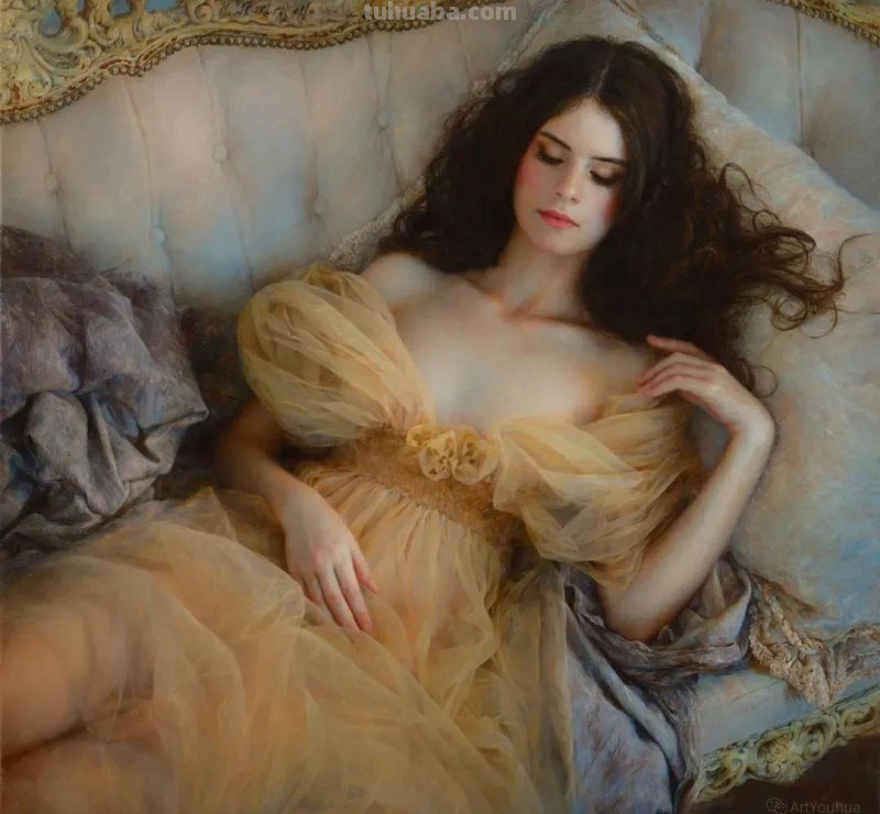 人体油画艺术欣赏，艾德米尔•塞夫拉耶维奇•赛多夫的美女作品！