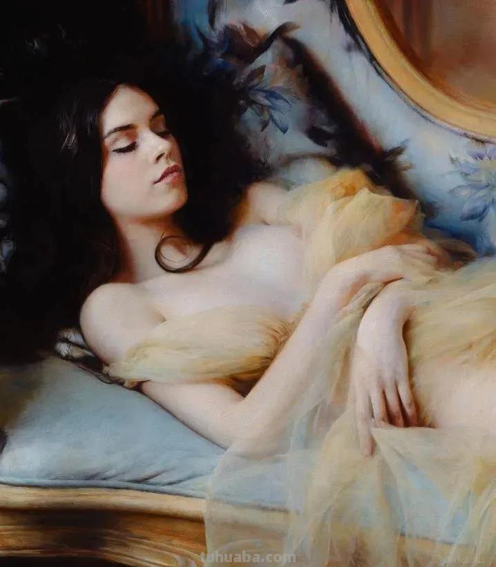 人体油画艺术欣赏，艾德米尔•塞夫拉耶维奇•赛多夫的美女作品！
