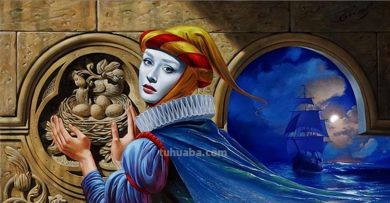超现实的迷人世界-荒诞派艺术家米哈伊尔绘画作品欣赏