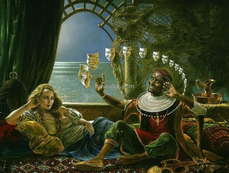 超现实的迷人世界-荒诞派艺术家米哈伊尔绘画作品欣赏