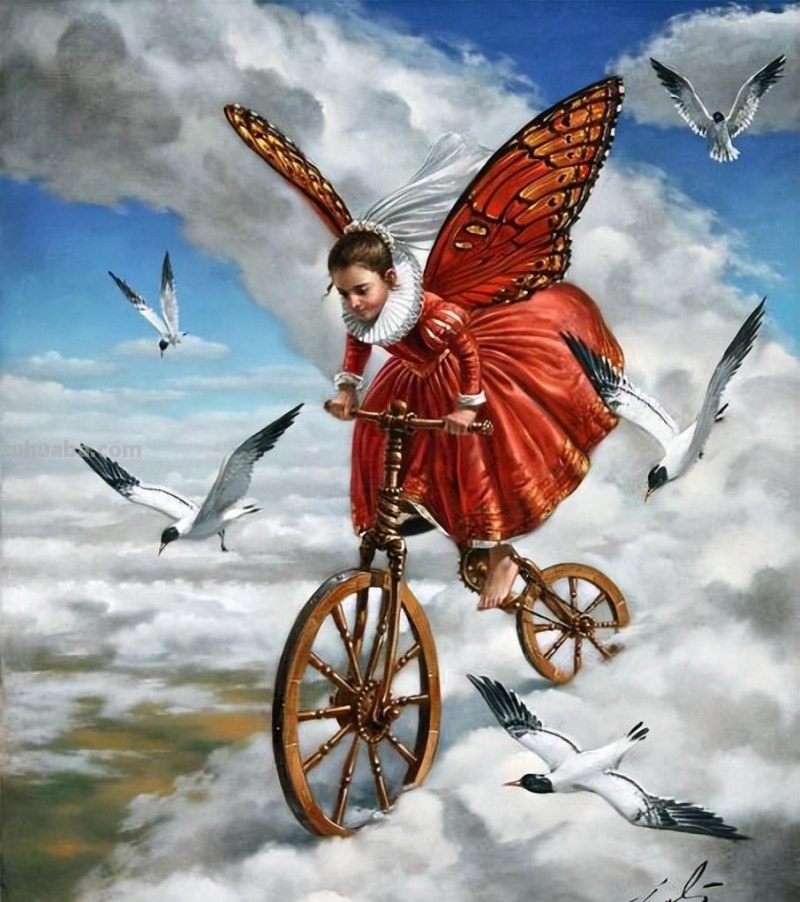 超现实的迷人世界-荒诞派艺术家米哈伊尔绘画作品欣赏