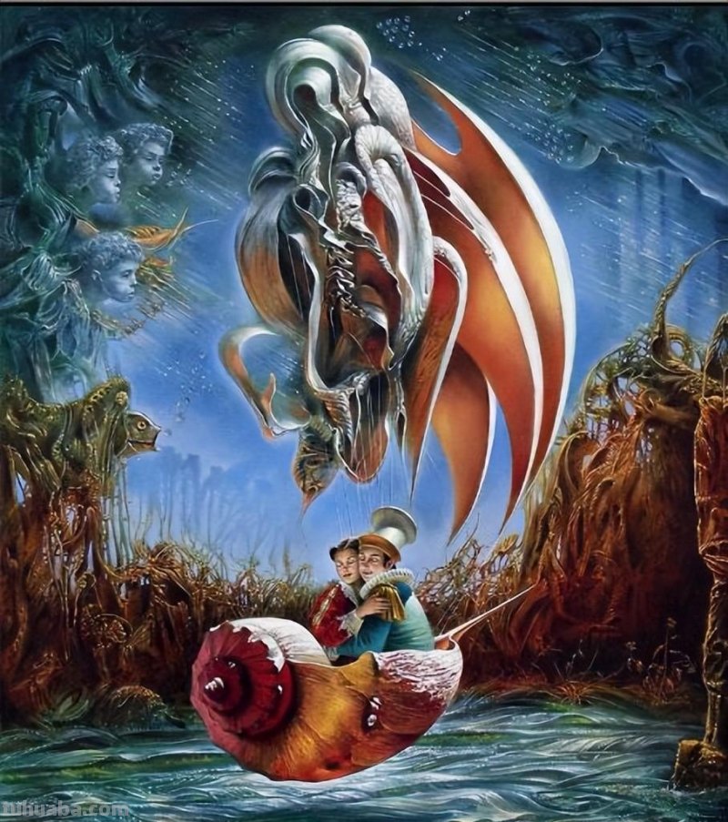 超现实的迷人世界-荒诞派艺术家米哈伊尔绘画作品欣赏
