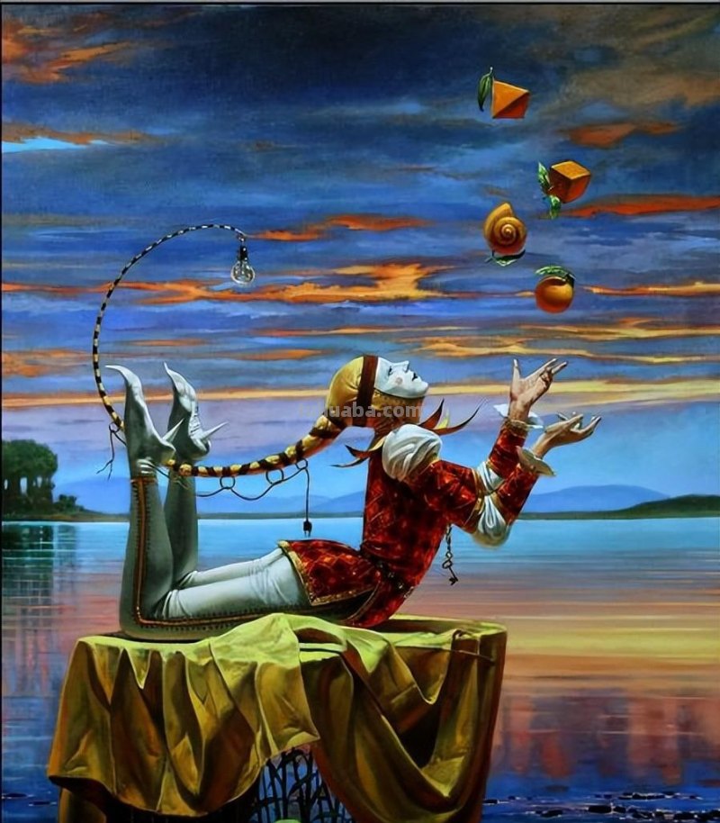 超现实的迷人世界-荒诞派艺术家米哈伊尔绘画作品欣赏