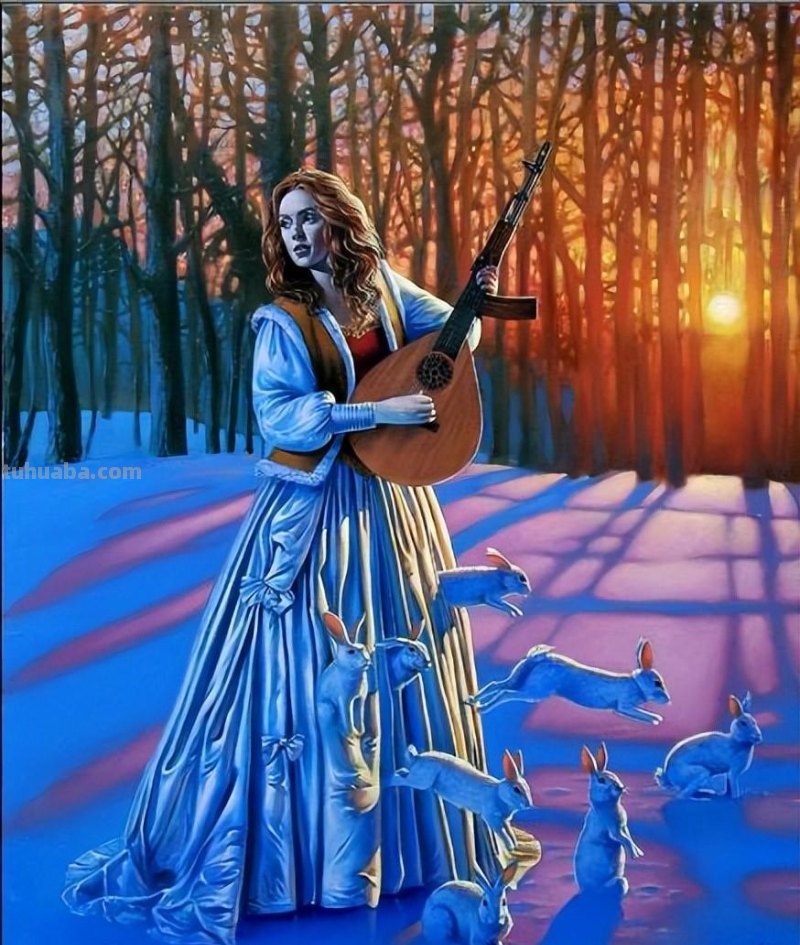 超现实的迷人世界-荒诞派艺术家米哈伊尔绘画作品欣赏