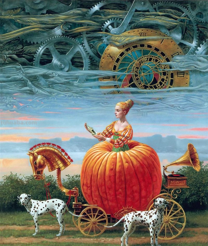 超现实的迷人世界-荒诞派艺术家米哈伊尔绘画作品欣赏