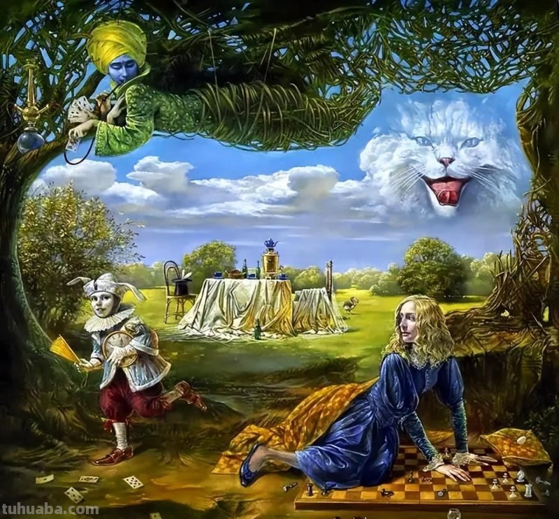 超现实的迷人世界-荒诞派艺术家米哈伊尔绘画作品欣赏