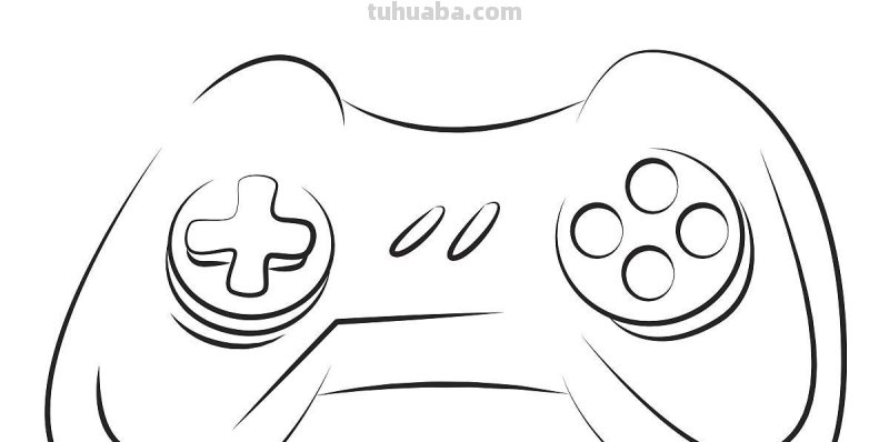 游戏手柄怎么画