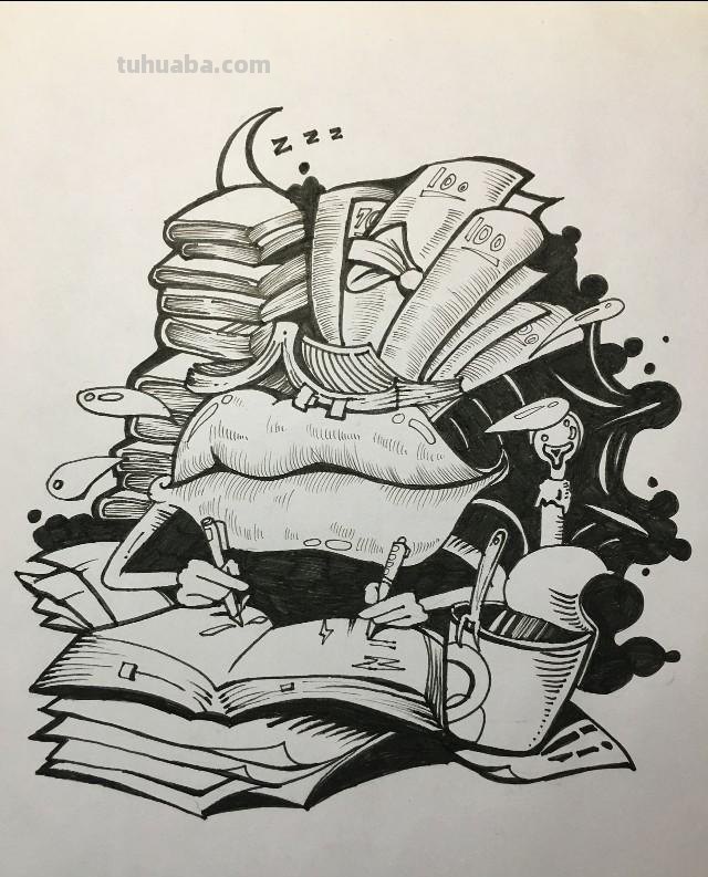 美院必备！创意速写作品精选！