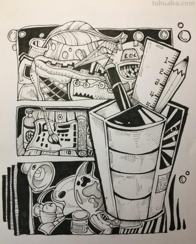 美院必备！创意速写作品精选！