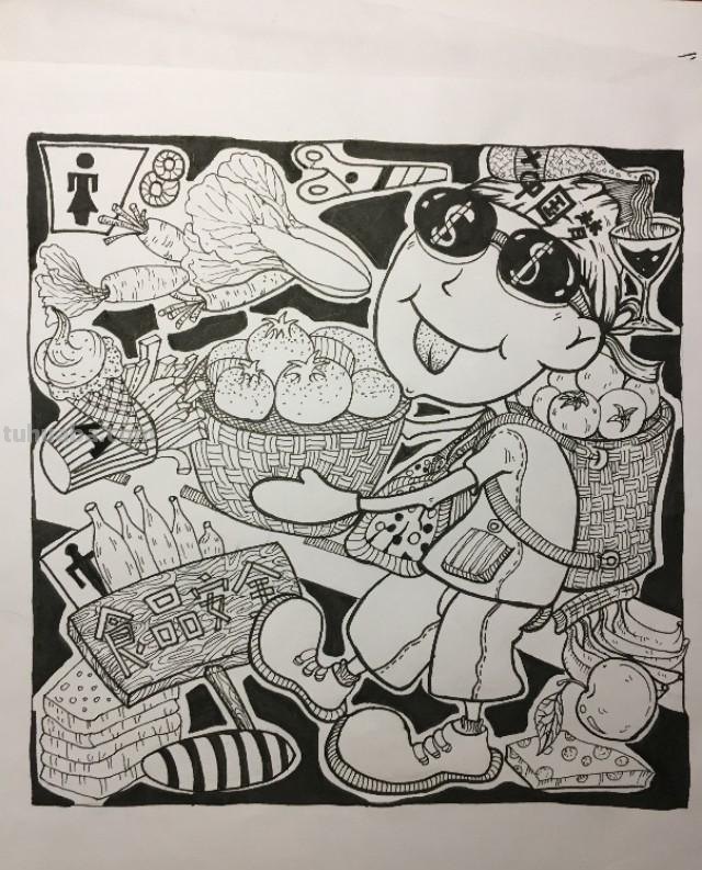 美院必备！创意速写作品精选！