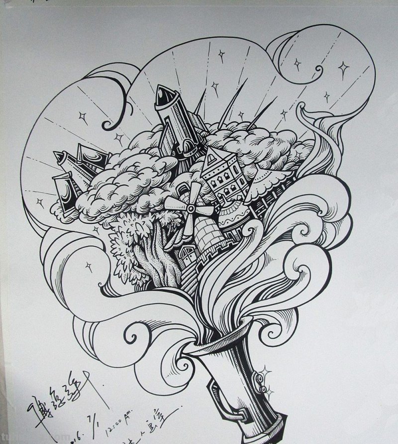 美院必备！创意速写作品精选！