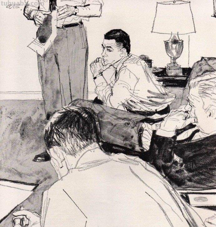 看这些速写作品，他是一位真正的线条绘画大师