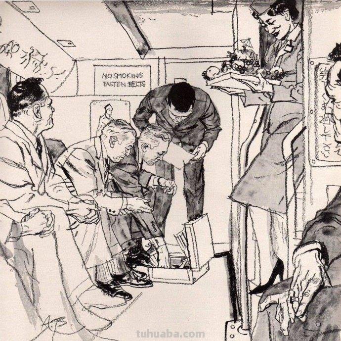 看这些速写作品，他是一位真正的线条绘画大师