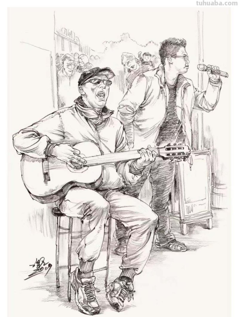 联考应试优秀速写作品欣赏