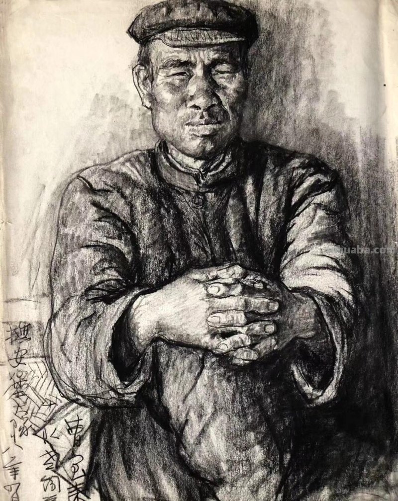 俄罗斯列宾美术学院 荣誉教授王铁牛人物速写作品
