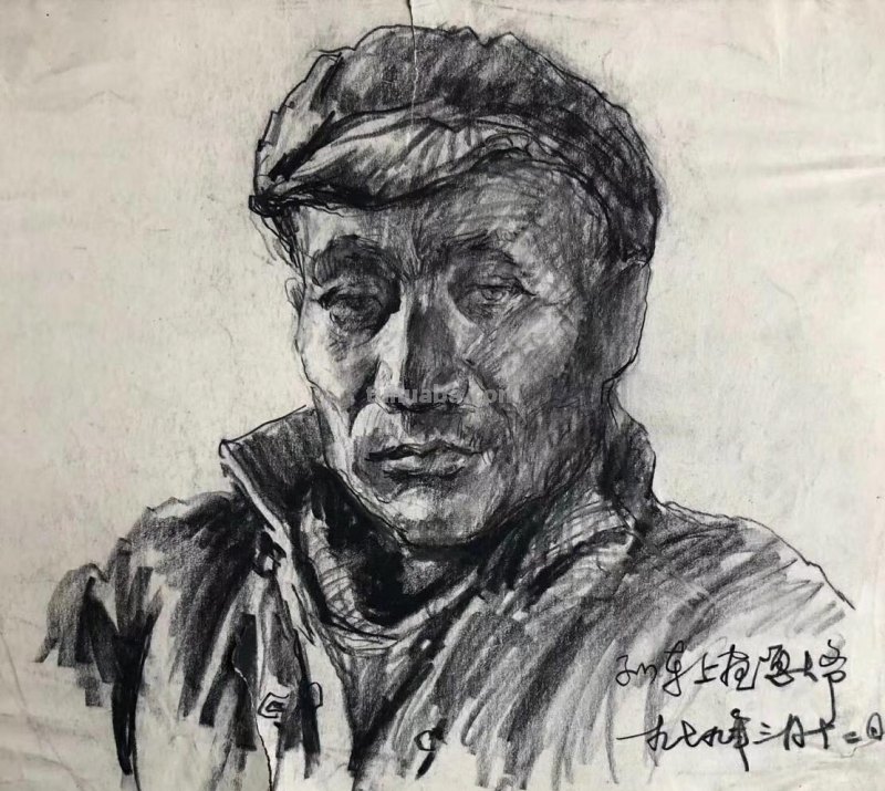 俄罗斯列宾美术学院 荣誉教授王铁牛人物速写作品