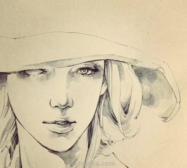 49幅经典速写作品分享给你练习!初学者法宝