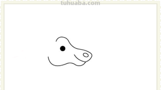 简单长颈鹿怎么画