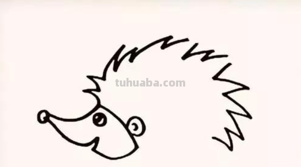 刺猬怎么画?