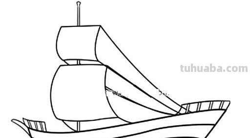 如何画好海盗船简笔画?