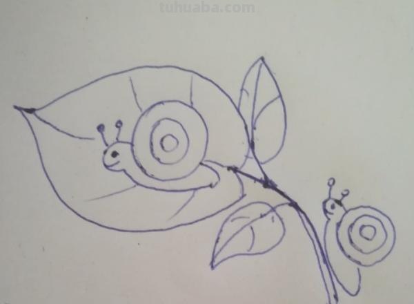 蜗牛怎么画简笔画 蜗牛简单画法? 蜗牛怎么画简笔画 蜗牛简单画法?