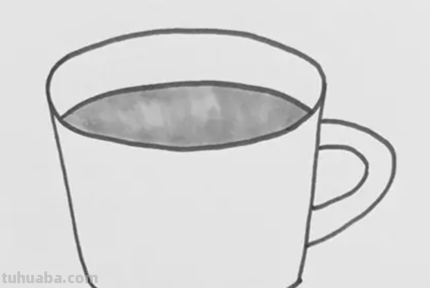 水杯怎么画简单又漂亮