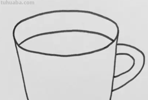 水杯怎么画简单又漂亮