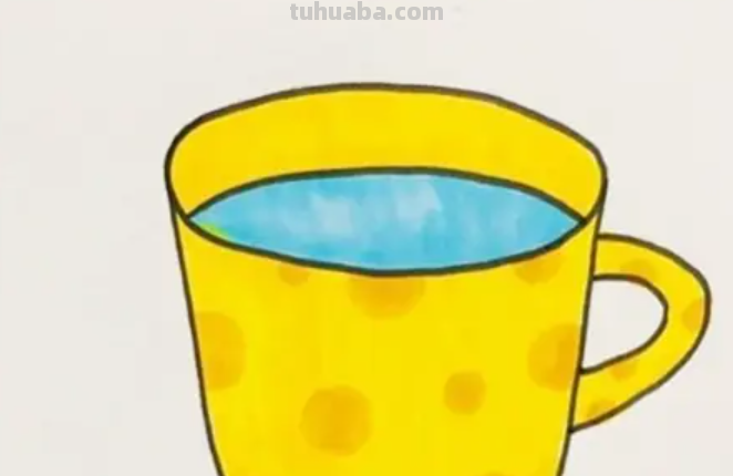 水杯怎么画简单又漂亮
