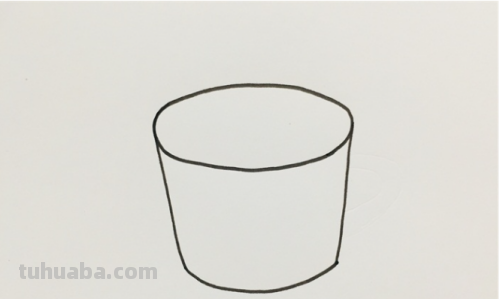 水杯怎么画